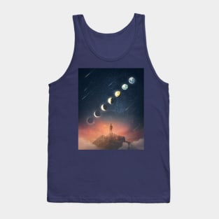 moon phases scene Tank Top